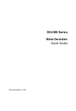 Preview for 1 page of UNIVIEW DC4300 Series Quick Manual