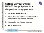 Preview for 12 page of Univox DLS-50 Manual