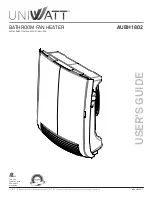 Preview for 1 page of uniwatt AUBH1802 User Manual