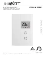 uniwatt UTE202NP Series User Manual preview