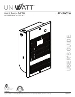 uniwatt UWH1002W User Manual preview