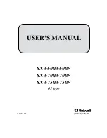 Uniwell SX-6600 User Manual preview