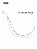 Uniwide UniServer 1522LV User Manual preview