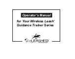 Unleashed Wireless Leash Guidance Trainer Series Operator'S Manual preview