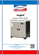 Preview for 1 page of UNMAK Ecopel Installation And User Manual