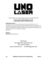 Preview for 16 page of UNO LASER X-LRGB 1W ILDA User Manual