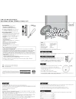 Preview for 1 page of Uno Royal Revenge Manual