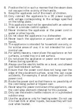 Предварительный просмотр 21 страницы Unold 18445 Instructions For Use Manual