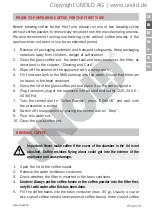 Preview for 23 page of Unold 28722 Instructions For Use Manual