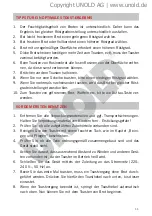 Preview for 11 page of Unold 38366 Instructions For Use Manual