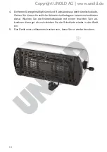 Preview for 14 page of Unold 38366 Instructions For Use Manual