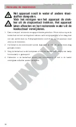 Preview for 36 page of Unold 38610 Instructions For Use Manual