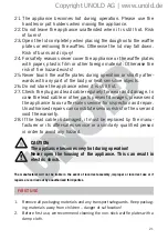 Preview for 21 page of Unold 48235 Instructions For Use Manual