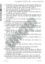 Preview for 26 page of Unold 48315 Instructions For Use Manual