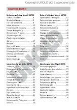 Preview for 4 page of Unold 48736 Instructions For Use Manual