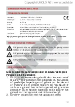 Preview for 59 page of Unold 48736 Instructions For Use Manual