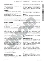 Preview for 61 page of Unold 48765 Instructions For Use Manual