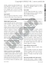 Preview for 51 page of Unold 48785 Instructions For Use Manual