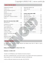 Preview for 3 page of Unold 48825 Instructions For Use Manual