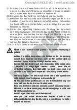 Preview for 8 page of Unold 48825 Instructions For Use Manual