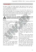 Preview for 21 page of Unold 48825 Instructions For Use Manual