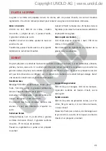 Preview for 49 page of Unold 48825 Instructions For Use Manual