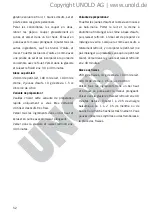 Preview for 52 page of Unold 48825 Instructions For Use Manual