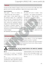 Preview for 65 page of Unold 48825 Instructions For Use Manual