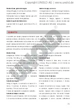 Preview for 79 page of Unold 48825 Instructions For Use Manual