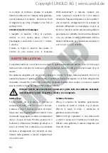 Preview for 80 page of Unold 48825 Instructions For Use Manual