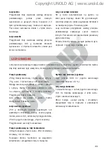 Preview for 89 page of Unold 48879 Instructions For Use Manual