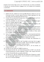 Preview for 11 page of Unold 48894 Instructions For Use Manual