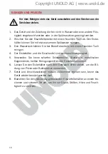 Preview for 16 page of Unold 48945 Instructions For Use Manual