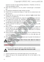 Preview for 26 page of Unold 48945 Instructions For Use Manual