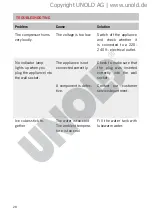 Preview for 28 page of Unold 48945 Instructions For Use Manual