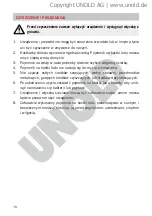 Preview for 78 page of Unold 48945 Instructions For Use Manual