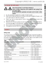 Preview for 25 page of Unold 58550 Instructions For Use Manual