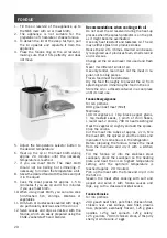 Предварительный просмотр 20 страницы Unold 58601 Instructions For Use Manual