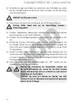 Preview for 16 page of Unold 58625 Instructions For Use Manual