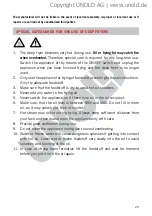 Preview for 29 page of Unold 58625 Instructions For Use Manual