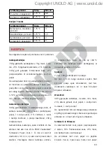 Preview for 63 page of Unold 58625 Instructions For Use Manual