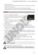 Preview for 101 page of Unold 58625 Instructions For Use Manual