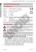 Preview for 10 page of Unold 58850 Instructions For Use Manual