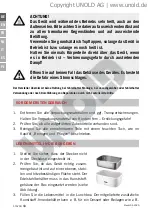 Preview for 14 page of Unold 58850 Instructions For Use Manual