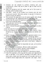 Preview for 20 page of Unold 58850 Instructions For Use Manual