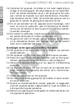 Preview for 36 page of Unold 58850 Instructions For Use Manual