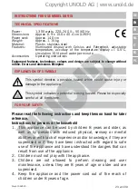 Preview for 23 page of Unold 58915 Instructions For Use Manual