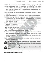 Preview for 40 page of Unold 68817 Instructions For Use Manual