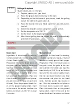 Preview for 47 page of Unold 68817 Instructions For Use Manual