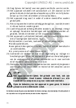 Preview for 72 page of Unold 68817 Instructions For Use Manual